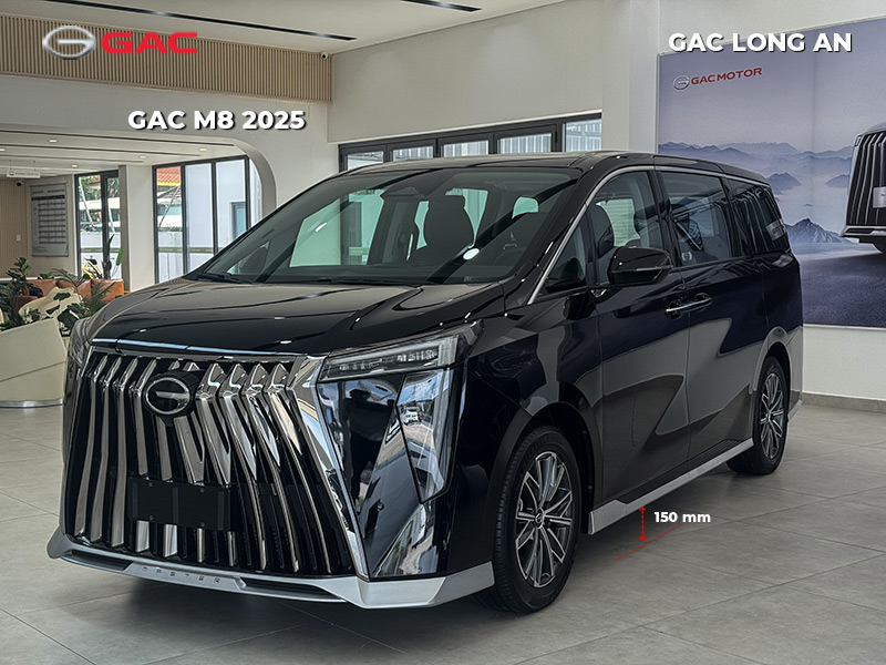 Khoảng sáng gầm xe GAC M8 2025 