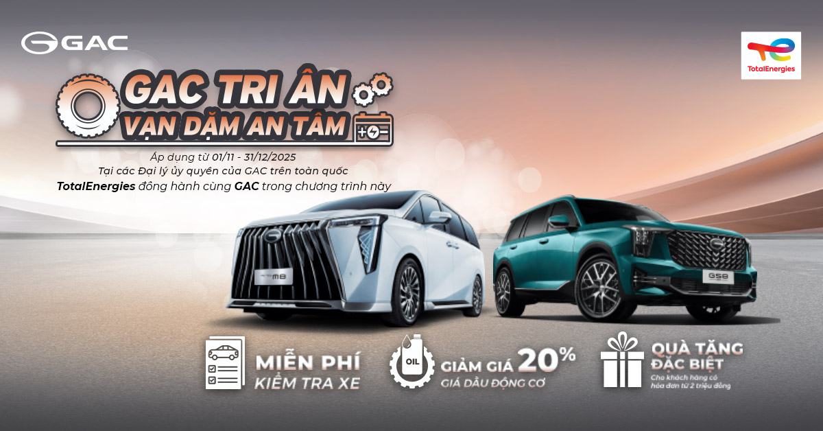 GAC triển khai Chiến dịch Dịch vụ “GAC Tri Ân – Vạn dặm an tâm” từ 01/11 đến 31/12/2025