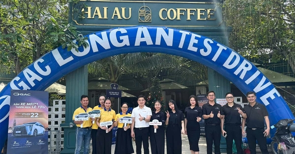 GAC LONG AN kết hợp PNJ tổ chức thành công sự kiện lái thử tại Hải Âu Coffee ngày 15-11-2025