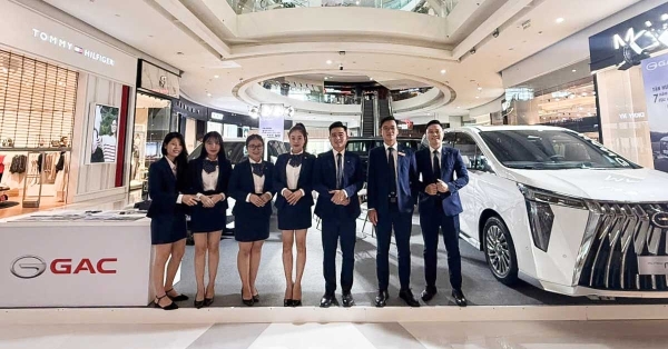 GAC LONG AN tham gia sự kiện trưng bày xe GAC tại Cresent Mall 04/04/2026 - 05/04/2026