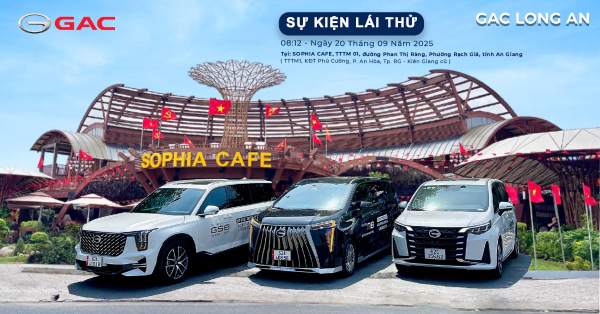 GAC LONG AN tổ chức lái thử 3 dòng xe GAC tại Sophia Cà Phê - tp Rạch Giá