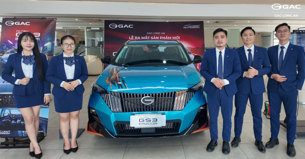 GAC LONG AN Tổ chức thành công Lễ ra mắt sản phẩm ALL-NEW GS3 EMZOOM ngày 11-07-2026 tại Showroom GAC LONG AN