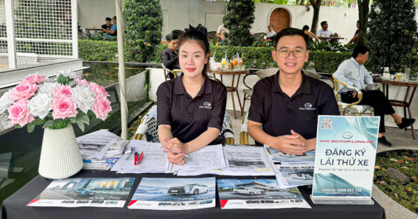 GAC LONG AN tổ chức thành công sự kiện lái thử 3 dòng xe GAC tại 79 Coffee Cần Giuộc