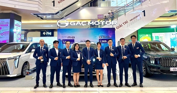 GAC MOTOR Long An tham gia sự kiện trưng bày tại AEON MALL Bình Tân