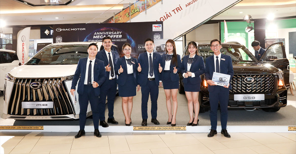 GAC MOTOR Long An tham gia trưng bày triển lãm 3 dòng xe GAC M8, GAC GS8 VÀ GAC M6 PRO tại Aeon Mall Bình Tân