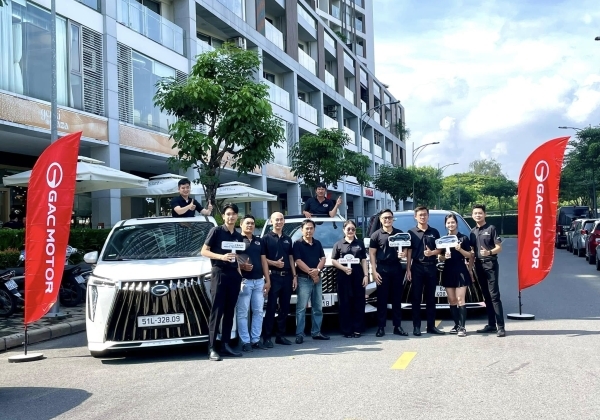 GAC MOTOR Long An tổ chức Test Drive hai dòng xe All New M8 và All New GS8 tại Genki Plaza