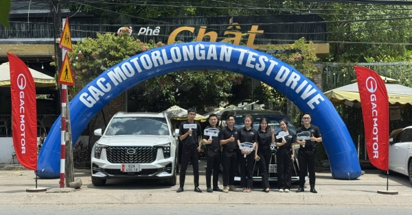 GAC MOTOR LONG AN tổ chức thành công sự kiện lái thử tại Cà phê Chất - Đức Hoà, Hậu Nghĩa