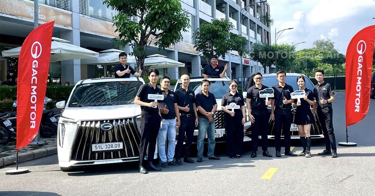 GAC MOTOR Long An tổ chức thành công sự kiện lái thử tại Genki plaza