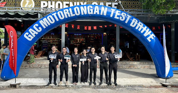 GAC MOTOR Long An tổ chức thành công sự kiện lái thử tại Phoenix Coffee Hiền Vương